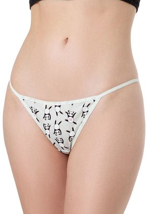Pantie x3 Blanco-Rosa-Verde Limón Lili Pink