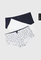 Pantie x3 Marfil-Azul Navy Lili Pink de Lili Pink