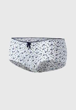 Pantie x3 Marfil-Azul Navy Lili Pink