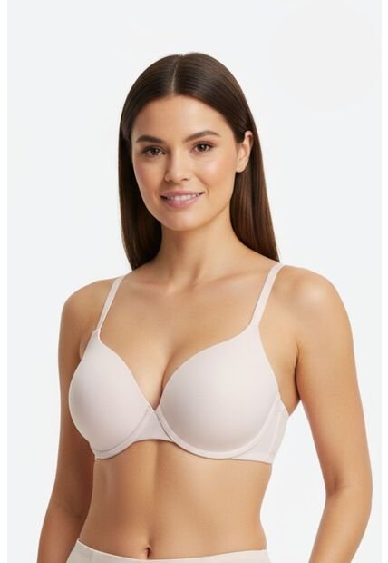 Brasier Individual Copa 3/4 Confeccionado En Microfibra MJ101-028 T36B RSCL Lili Pink