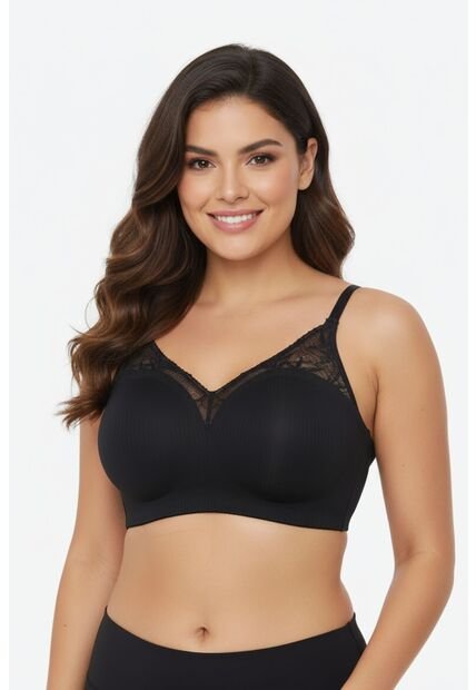 Brasier Tecnobra Con Tecnologia Corte Láser En Microfibra Individual MJ276-044 PERFECT BRA, T32B, NRGO Lili Pink