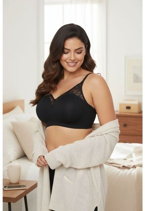 Brasier Tecnobra Con Tecnologia Corte Láser En Microfibra Individual MJ276-044 PERFECT BRA, T32B, NRGO Lili Pink