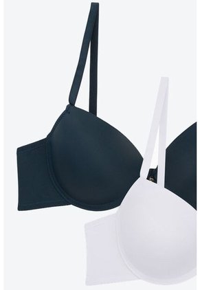 Brasier Confeccionado En Microfibra Sin Realce Paquete X2 4306D BRASIER X2, T36B, RSCL_AZCL Lili Pink