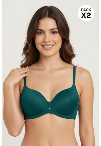 Brasier En Microfibra Copa 3/4 Copa 