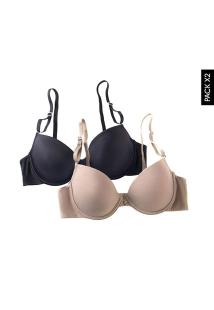 Brasier x2 Negro-Café Lili Pink