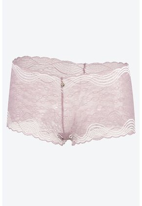 Conjunto Brasier Y Dos Panties En Microfibra Con Encaje 2191 CJTO TRIO, T34B/M, MRFL Lili Pink