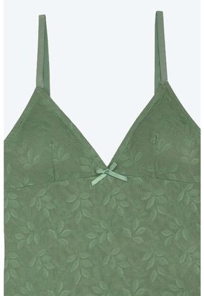 Body En Malla Con Encaje Y Escote Triangular EM159-002 BODY ENCAJE, TM, BLCO Lili Pink