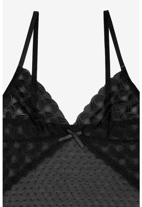 Body En Malla Con Transparencias Y Cortes Delicados EM159-003 BODY ENCAJE, TM, NRGO Lili Pink