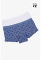 Boxer Confeccionado En Algodón Para Niñas Paquete X2 LJ103-012 PANTY ALG X2, T12, BLCO_FLRS Lili Pink de Lili Pink