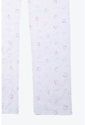 Conjunto Pijama Para Niña De 2 Piezas Confeccionado En Algodón LJ153-002 CJT PJM PNTLN LRG, T14, BLCO Lili Pink