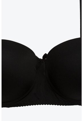 Brasier Strapless En Microfibra Y Encaje 4388 BRASIER T38B NEGRO Lili Pink