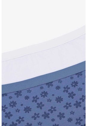 Boxer Confeccionado En Algodón Para Niñas Paquete X2 LJ103-012 PANTY ALG X2, T12, BLCO_FLRS Lili Pink