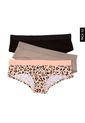 Pantie x3 Negro-Café-Nude Lili Pink de Lili Pink