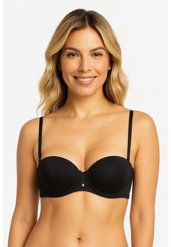 Brasier Strapless Individual En Microfibra 100% Feeling FE101-006 BRASIER MCFBRA, T34B, NRGO Lili Pink Lili Pink