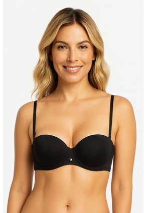 Brasier Strapless Individual En Microfibra 100% Feeling FE101-006 BRASIER MCFBRA, T34B, NRGO Lili Pink