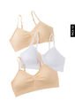 Top x3 Nude-Blanco Lili Pink de Lili Pink