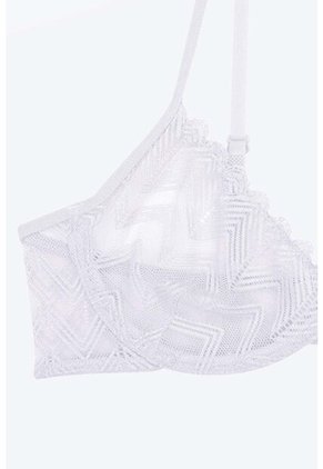 Brasier Individual Con Cobertura Media Con Aros EM178-004 BRASIER ENCAJE, T36B, NRGO Lili Pink