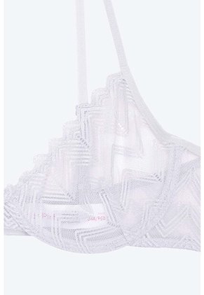 Brasier Individual Con Cobertura Media Con Aros EM178-004 BRASIER ENCAJE, T36B, NRGO Lili Pink