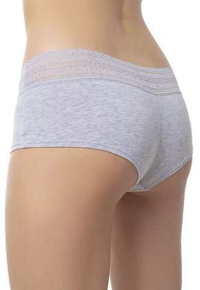 Pantie x3 Gris-Blanco-Terracota Lili Pink