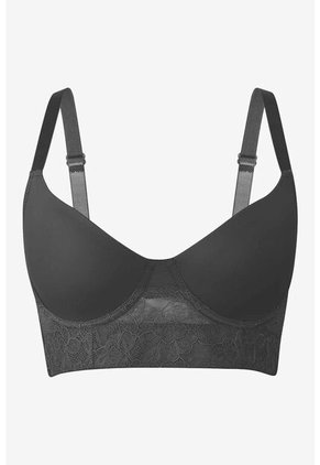 Brasier Bustier Confeccionado En Microfibra Y Encaje X2 Unidades IM102-015 BRASIER X2, T40B, NRGO_PIEL Lili Pink