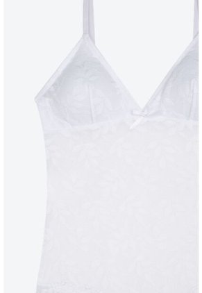 Body En Malla Con Encaje Y Escote Triangular EM159-002 BODY ENCAJE, TS, NRGO Lili Pink