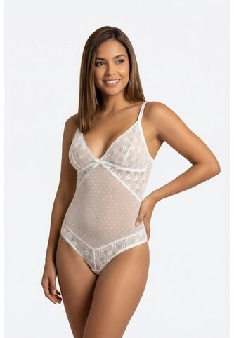 Body En Malla Con Transparencias Y Cortes Delicados EM159-003 BODY ENCAJE, TM, NRGO Lili Pink Lili Pink
