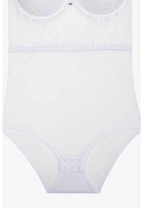 Body Elaborado En Malla Con Aro Y Tiras Ajustables EM159-005 BODY ENCAJE, T32B/S, VRML Lili Pink