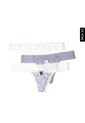 Pantie x3 Marfil-Gris Lili Pink de Lili Pink