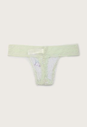 Pantie x3 Negro-Blanco-Verde Limón Lili Pink
