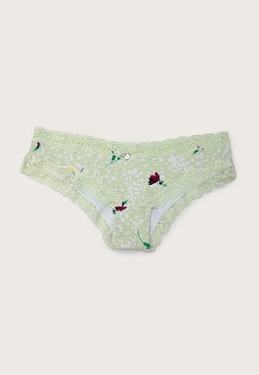 Pantie x3 Blanco-Rosa-Verde Lima Lili Pink