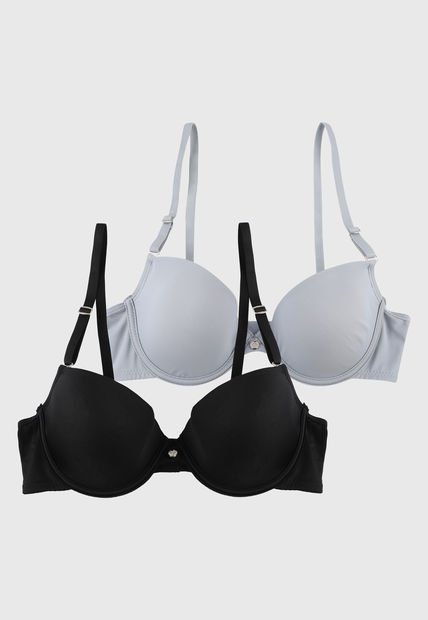 Brasier x2 Negro-Gris Lili Pink - Compra Ahora | Dafiti Colombia