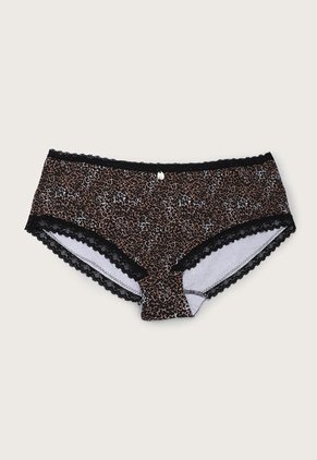 Pantie x3 Marfil-Palo Rosa-Negro Lili Pink