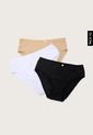 Pantie x3 Blanco-Nude-Negro Lili Pink de Lili Pink