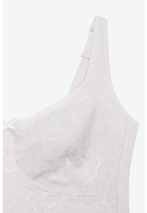 Brasier Clásico En Blonda Y Algodón Para Bustos Pesados 4606 MARFIL T38B Lili Pink