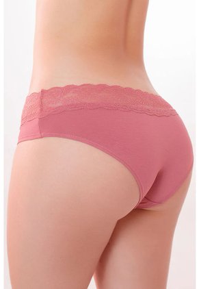 Pantie x3 Negro-Marfil-Terracota Lili Pink