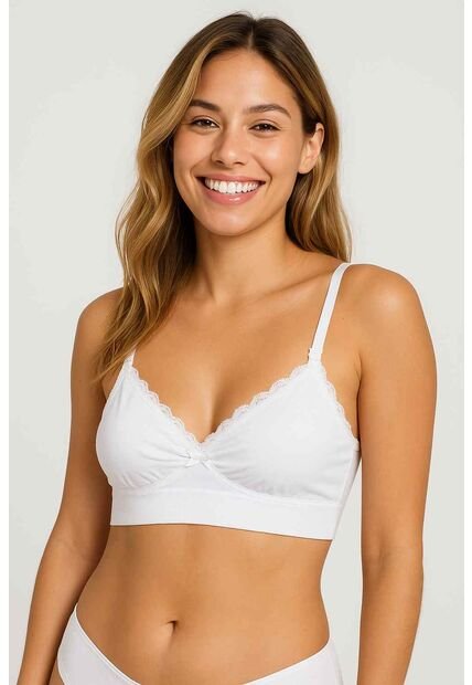 Brasier Materno Individual Tipo Seamless PL01-040M BRASIER ROSACLARO T36B Lili Pink