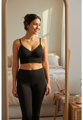 Brasier Tecnobra En Microfibra Con Detalle Inovador MJ276-043 PERFECT BRA, T32B, ROSA Lili Pink