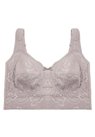 Brasier Clásico En Blonda Y Algodón Para Bustos Pesados 4606 MARFIL T38B Lili Pink Lili Pink