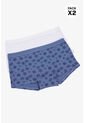 Boxer En Algodón Para Niñas Paquete X2 LJ103-011 PANTY ALG X2, TXS, BLCO_LILA Lili Pink de Lili Pink