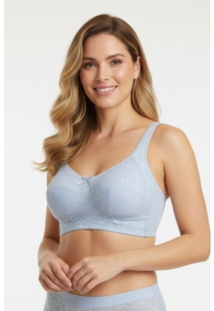 Brasier Tipo Bustier Sin Aro En Encaje 4606 BRASIER, T38B, AZCL Lili Pink