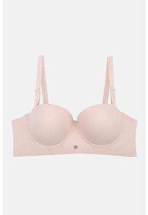 Brasier En Microfibra Tipo Strapless 4124B BRASIER, T34B, PIEL Lili Pink