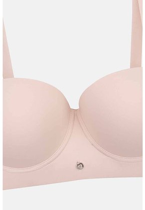 Brasier En Microfibra Tipo Strapless 4124B BRASIER, T34B, PIEL Lili Pink