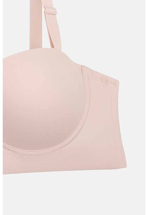 Brasier En Microfibra Tipo Strapless 4124B BRASIER, T34B, PIEL Lili Pink