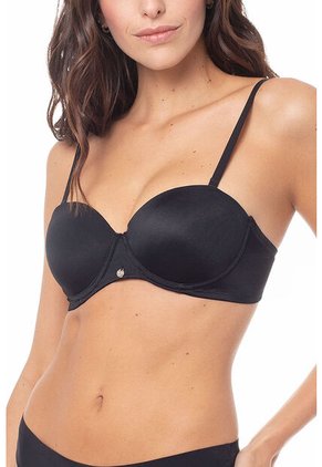 Paquete X2 Brasier Tipo Strapless En Microfibra 4518D BRASIER PQX2 T36B NEGROMARFIL Lili Pink