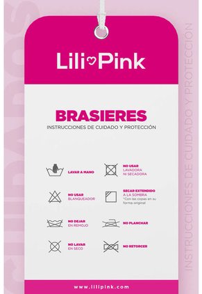 Brasier x2 Blanco-Negro Lili Pink