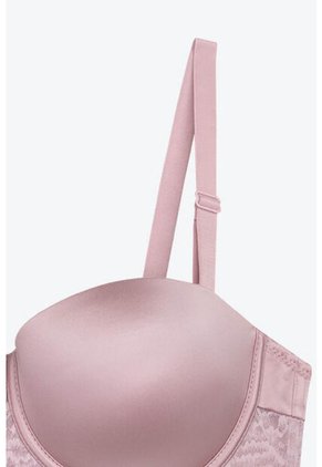 Brasier Strapless Individual Confeccionado En Microfibra Satinada IM101-028 BRASIER MICROFIBRA, T40B, PDRS Lili Pink