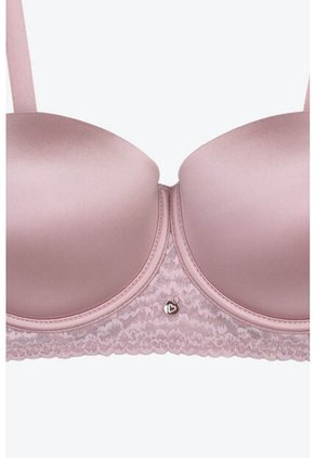 Brasier Strapless Individual Confeccionado En Microfibra Satinada IM101-028 BRASIER MICROFIBRA, T40B, PDRS Lili Pink