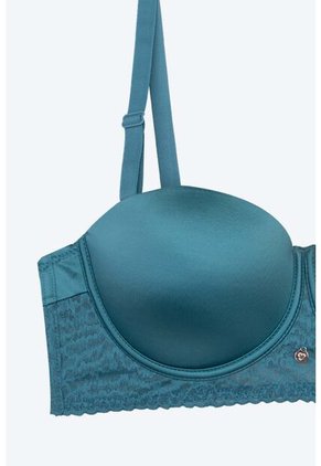 Brasier Strapless Individual Confeccionado En Microfibra Satinada IM101-028 BRASIER MICROFIBRA, T36B, NRGO Lili Pink