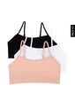 Top x3 Nude-Blanco-Negro Lili Pink de Lili Pink