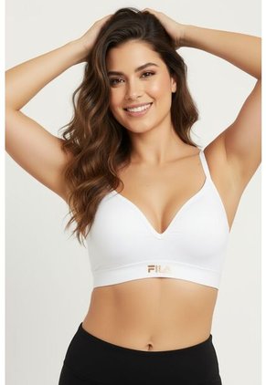 Brasier "fila" Estilo Triangular Seamless FL101-003 BRASIER SEAMLESS, T38B, BLCO Lili Pink